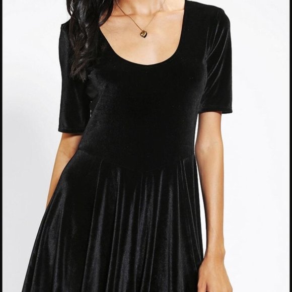 Velvet Black Dress Urban Outfitters size small - Picture 2 of 6